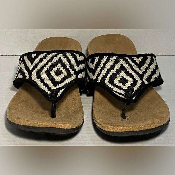 Minnetonka Mara Fresno Fabric Sandal Flip Flop Women’s US 7 *Excellent* - Picture 8 of 14